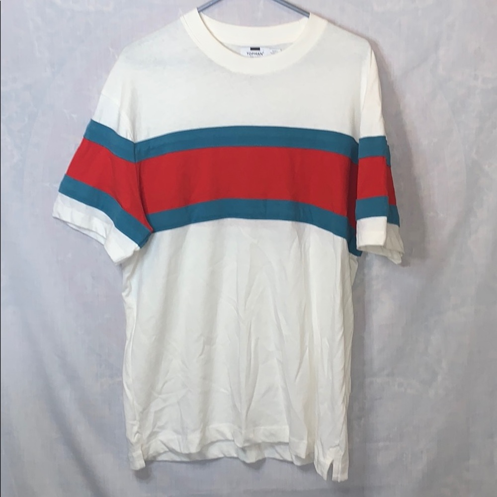 Men’s Small Topman Cotton Jersey Style Tee